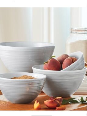 Pandex 4-piece Ombre Melamine Bowl Set with Lids